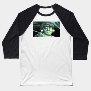 Younger Stevie Wonder Mint Baseball T-Shirt